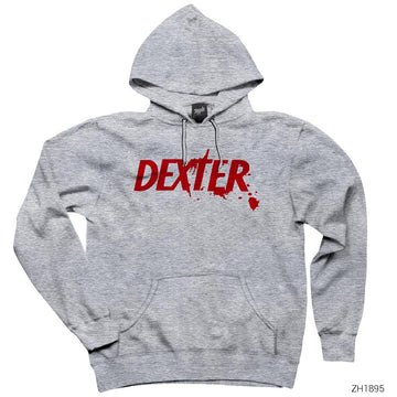 Dexter Splash Gri Kapşonlu Sweatshirt Hoodie