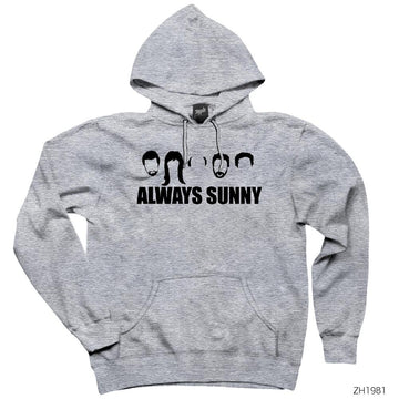Its Always Sunny in Philadelphi Gri Kapşonlu Sweatshirt Hoodie