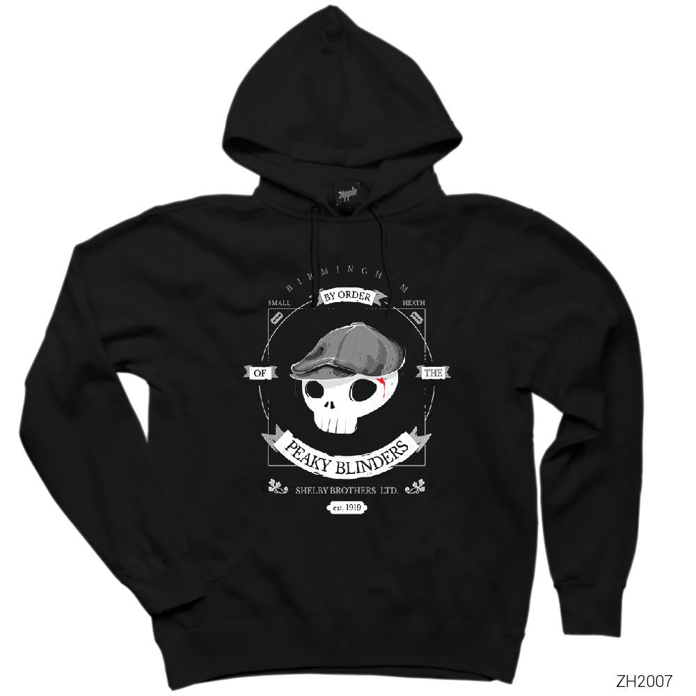Peaky Blinders by Order Shelby Siyah Kapşonlu Sweatshirt Hoodie