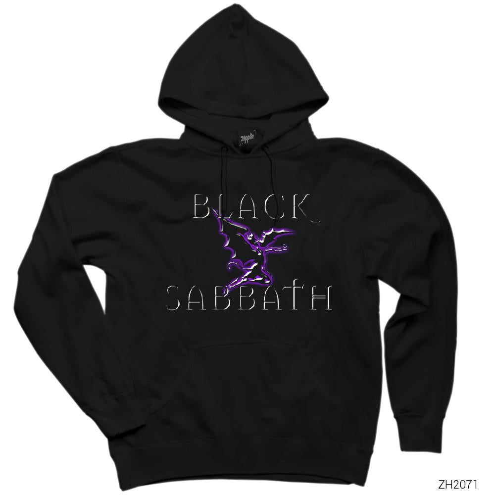 Black Sabbath Blink Siyah Kapşonlu Sweatshirt Hoodie