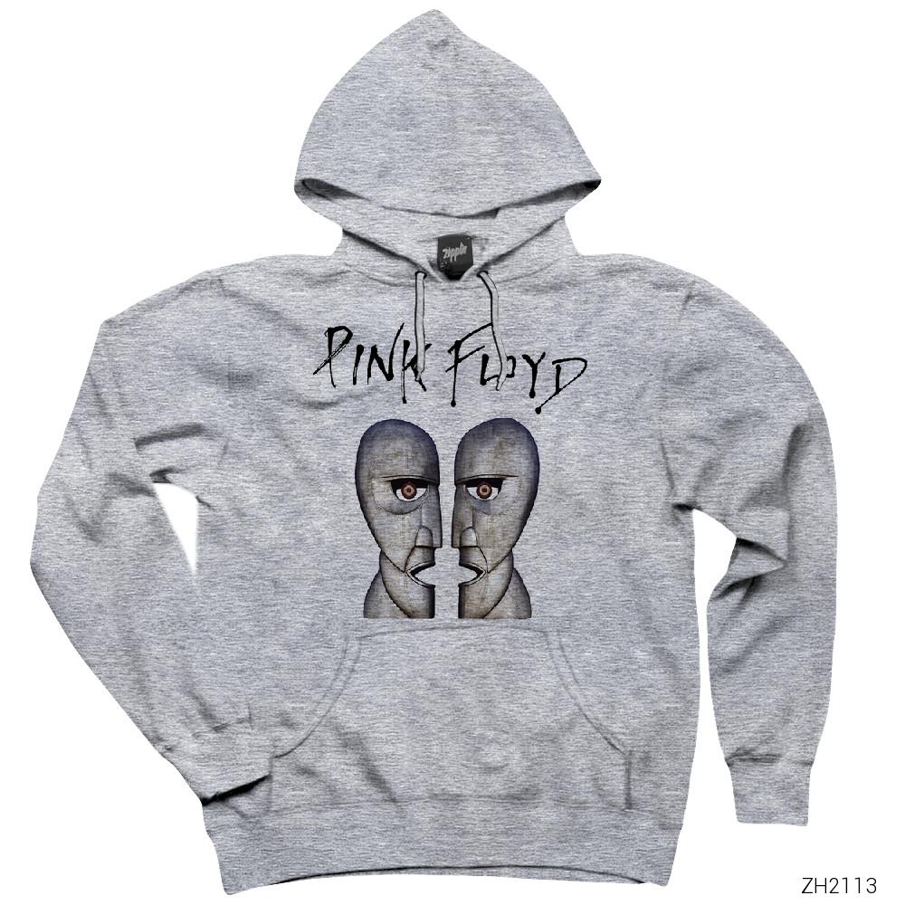 Pink Floyd The Division Bell Gri Kapşonlu Sweatshirt Hoodie