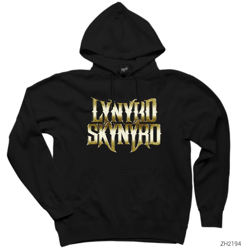 Lynyrd Skynyrd Siyah Kapşonlu Sweatshirt Hoodie