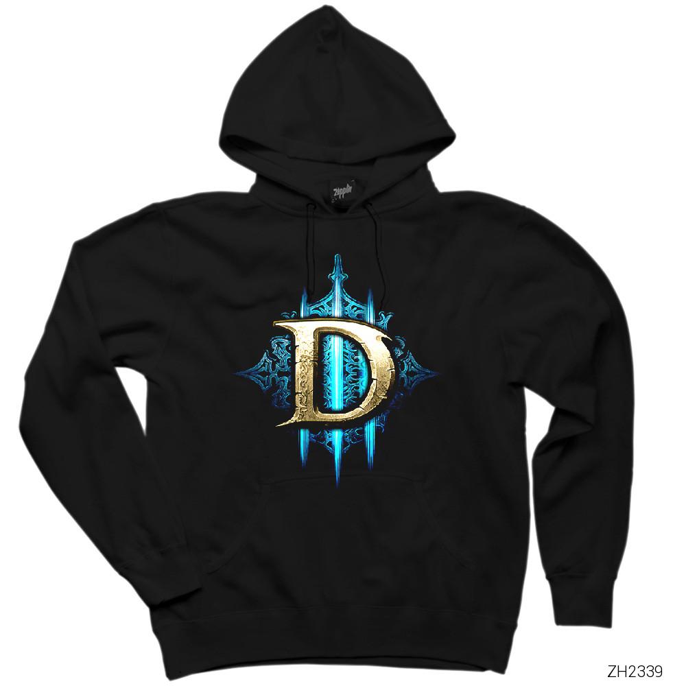 Diablo 3 Reaper Siyah Kapşonlu Sweatshirt Hoodie