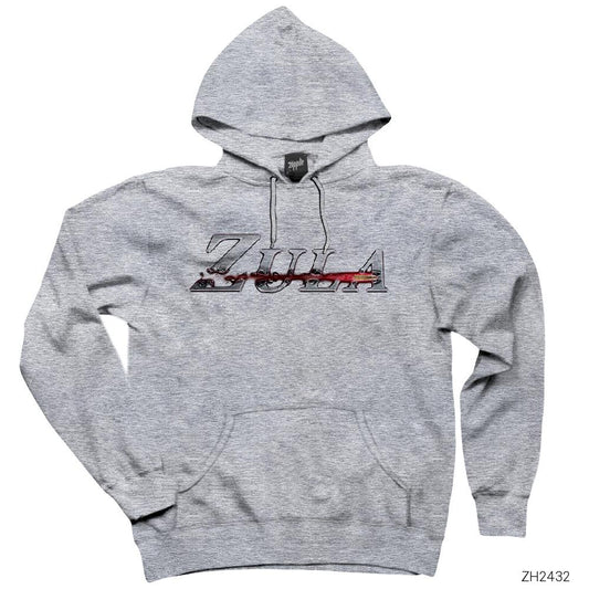 Zula Gri Kapşonlu Sweatshirt Hoodie