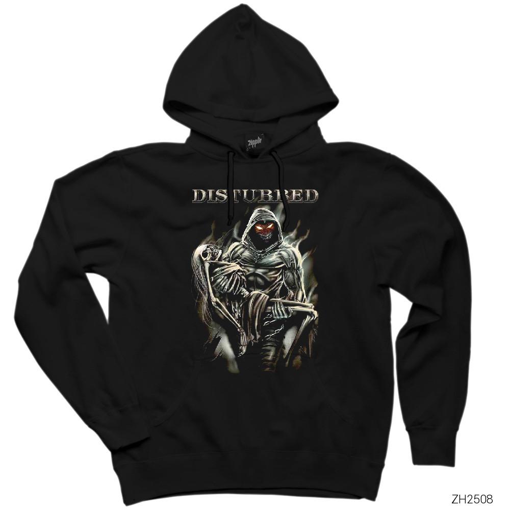 Disturbed Immortalized Siyah Kapşonlu Sweatshirt Hoodie