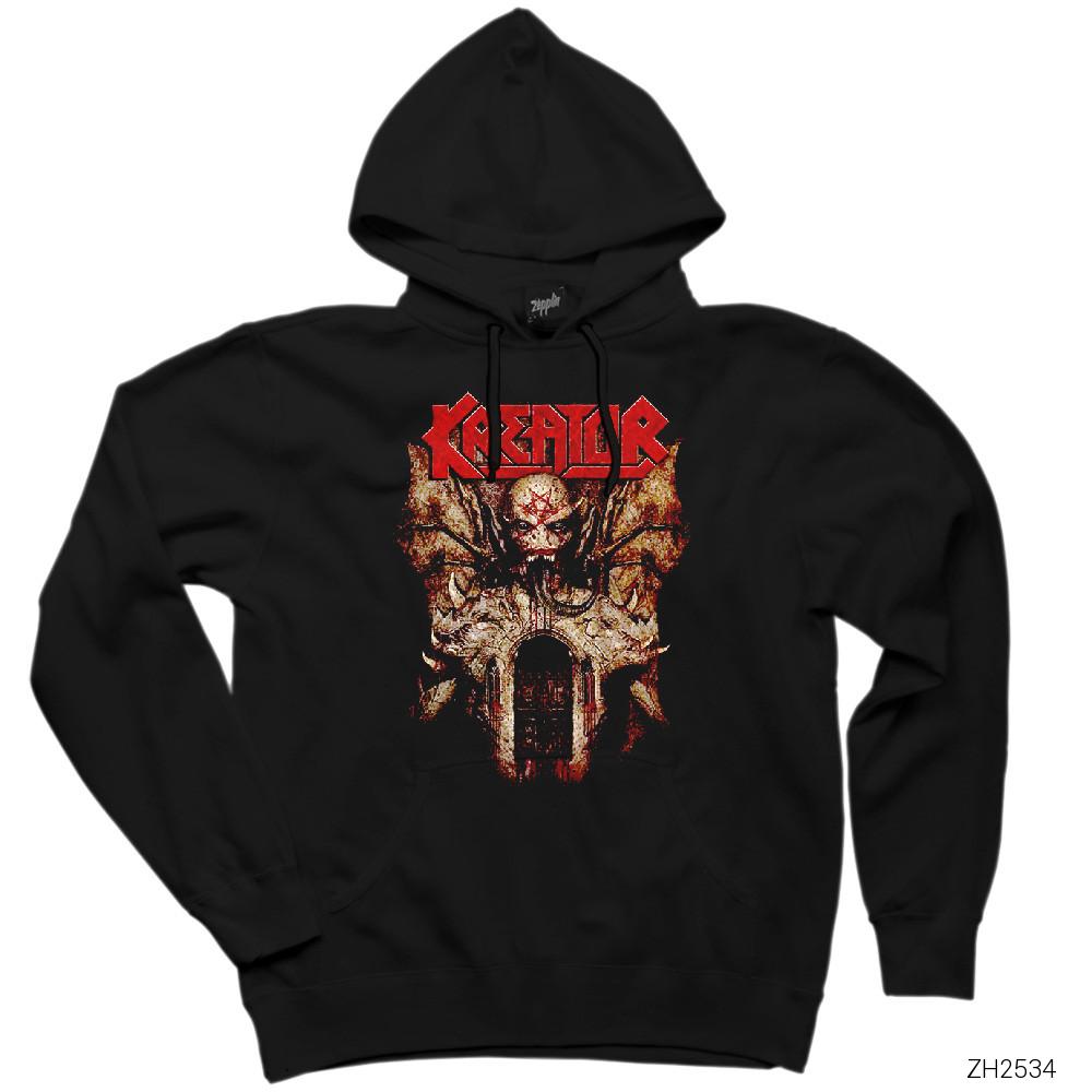 Kreator Devil Door Siyah Kapşonlu Sweatshirt Hoodie