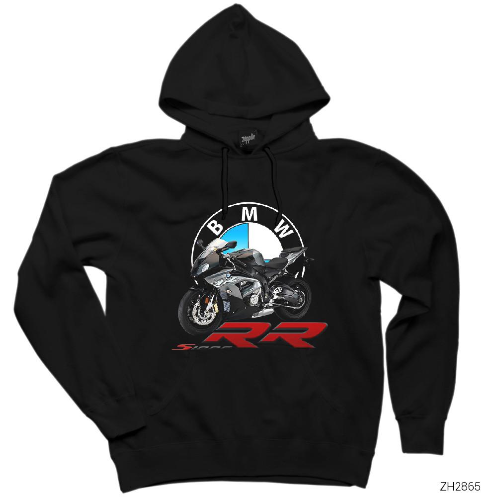 Bmw S1000RR Siyah Kapşonlu Sweatshirt Hoodie