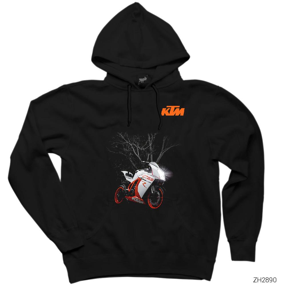 İndirimli KTM motor Siyah Kapşonlu Sweatshirt Hoodie