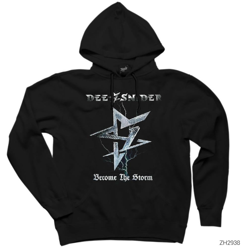 Dee Snider Siyah Kapşonlu Sweatshirt Hoodie
