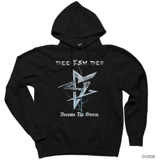 Dee Snider Siyah Kapşonlu Sweatshirt Hoodie