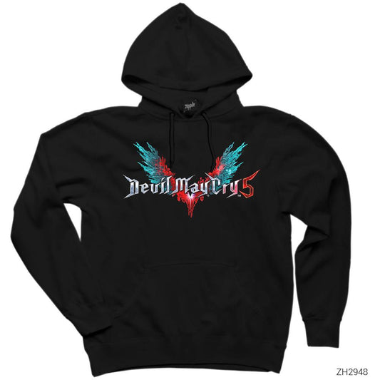 Devil May Cry 5 Siyah Kapşonlu Sweatshirt Hoodie