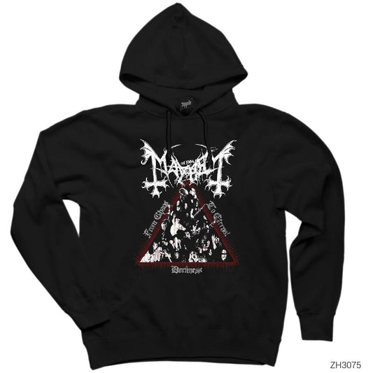 Mayhem from Chaos Siyah Kapşonlu Sweatshirt Hoodie