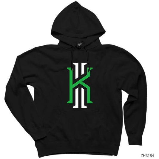 Kyrie Siyah Kapşonlu Sweatshirt Hoodie