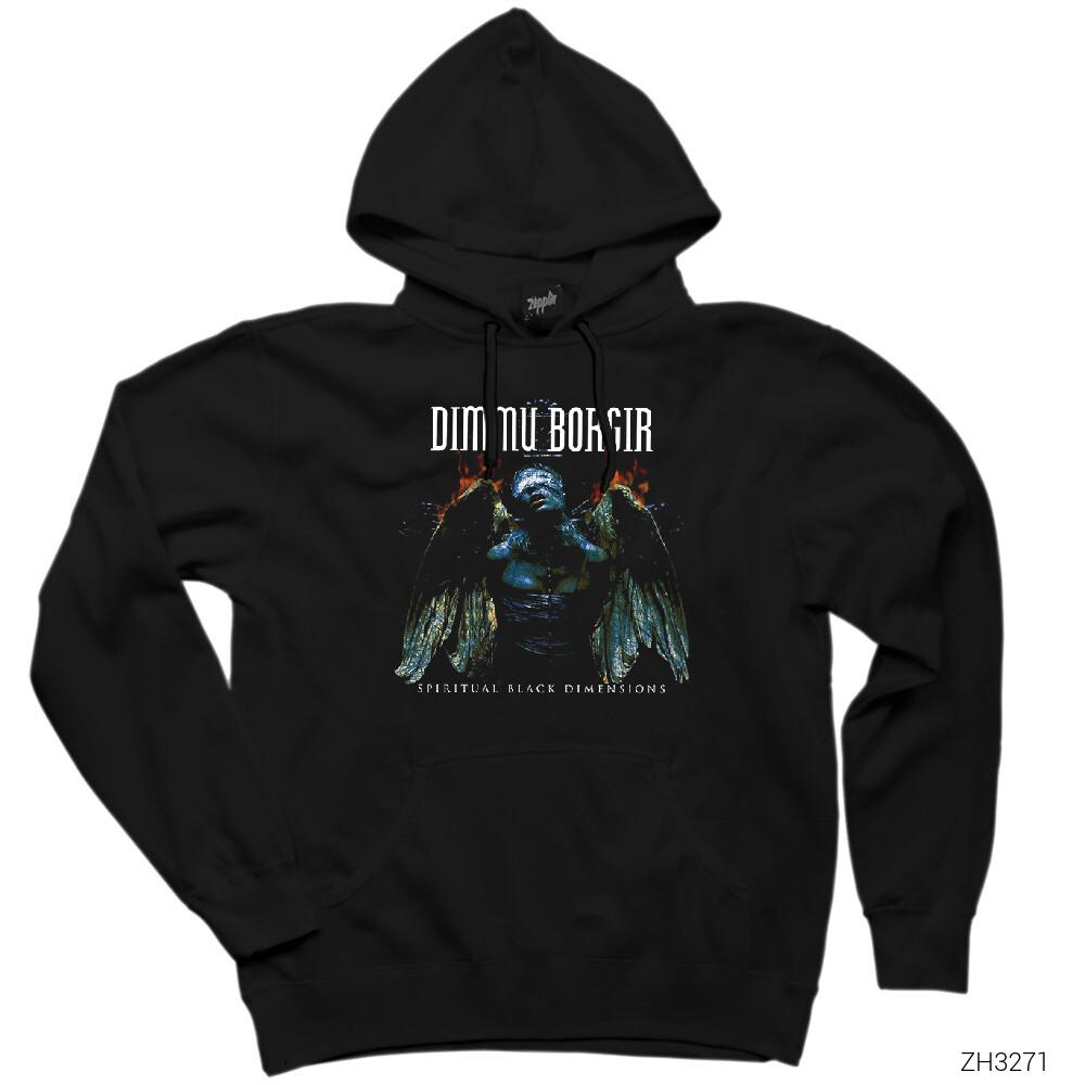 Dimmu Borgir Spiritual Black Dimensions Siyah Kapşonlu Sweatshirt Hoodie