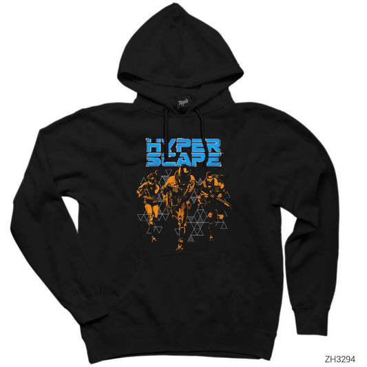Hyper Scape Attacking Siyah Kapşonlu Sweatshirt Hoodie