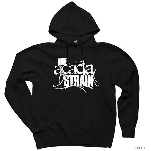 Acacia Strain Siyah Kapşonlu Sweatshirt Hoodie