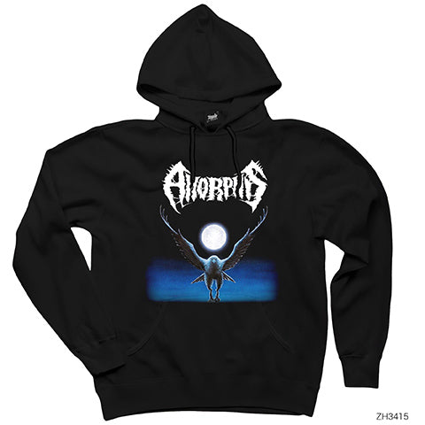 Amorphis Black Winter Siyah Kapşonlu Sweatshirt Hoodie
