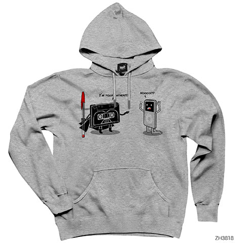I'm Your Father Gri Kapşonlu Sweatshirt Hoodie