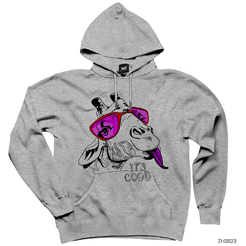 It's Good Gri Kapşonlu Sweatshirt Hoodie