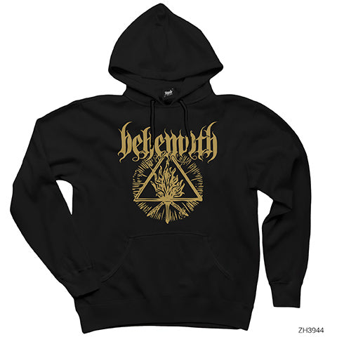 İndirimli Behemoth Triangle Siyah Kapşonlu Sweatshirt Hoodie