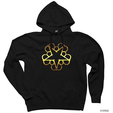 Black Veil Brides Symbol Siyah Kapşonlu Sweatshirt Hoodie