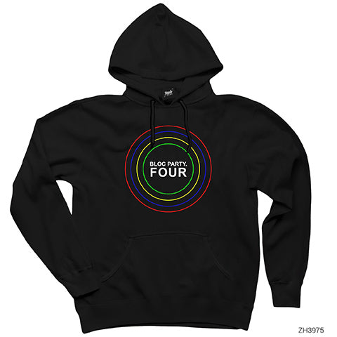 Bloc Party Four Siyah Kapşonlu Sweatshirt Hoodie
