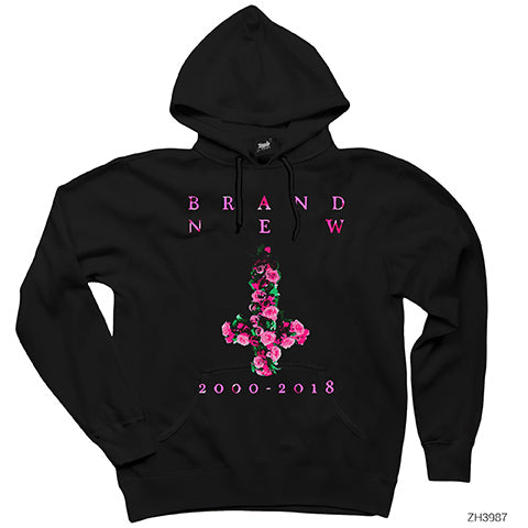 Brand New Farewell Cross Siyah Kapşonlu Sweatshirt Hoodie