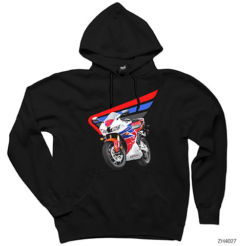 Honda CBR 600 hrc Siyah Kapşonlu Sweatshirt Hoodie