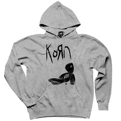 Korn Doll Gri Kapşonlu Sweatshirt Hoodie