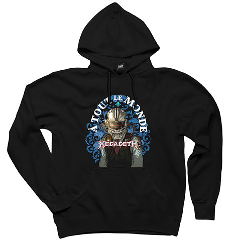 Megadeth A Tout Le Monde Siyah Kapşonlu Sweatshirt Hoodie