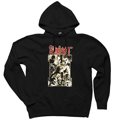 Slipknot Siyah Kapşonlu Sweatshirt Hoodie