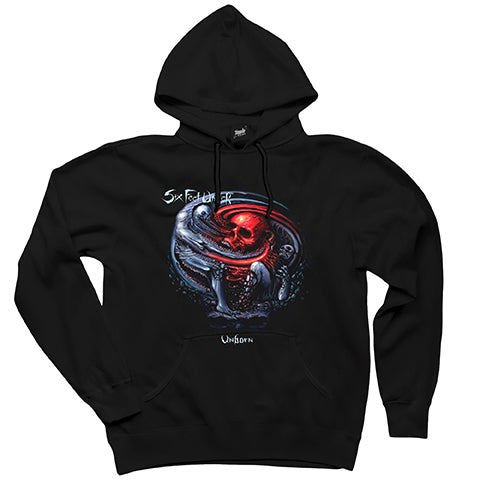 Six Feet Under Unborn Siyah Kapşonlu Sweatshirt Hoodie