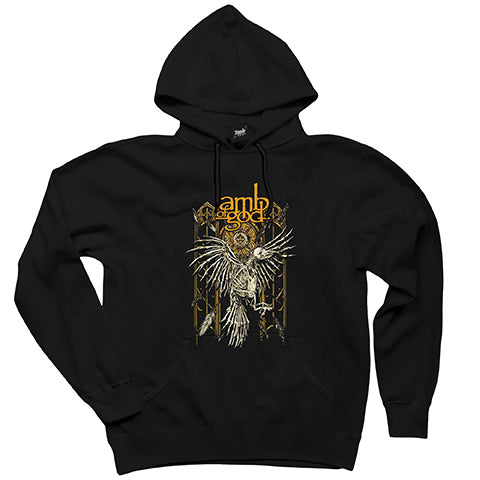 Lamb Of God 4 Papat Siyah Kapşonlu Sweatshirt Hoodie