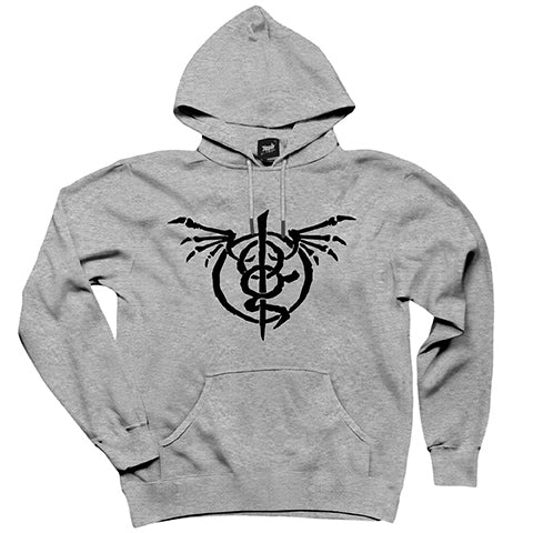 Lamb Of God Wrath Gri Kapşonlu Sweatshirt Hoodie