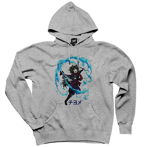 Gaikotsu Kishi Sama Mochizuki Chiyome Gri Kapşonlu Sweatshirt Hoodie