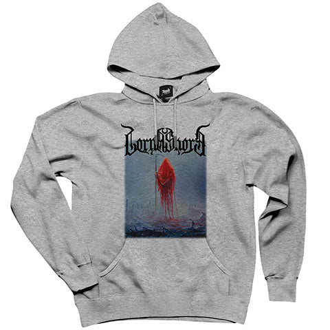Lorna Shore And I Return To Nothingness Gri Kapşonlu Sweatshirt Hoodie