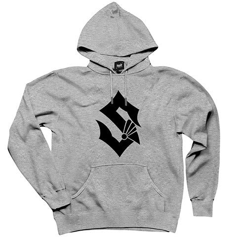 Sabaton Classic Gri Kapşonlu Sweatshirt Hoodie