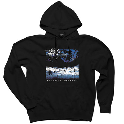 Darkthrone Soulside Journey Siyah Kapşonlu Sweatshirt Hoodie