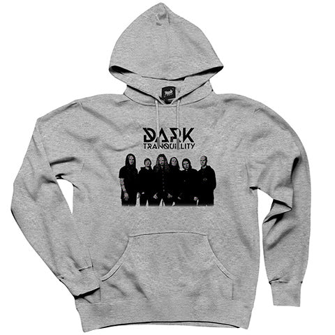 Dark Tranquillity Grup Gri Kapşonlu Sweatshirt Hoodie
