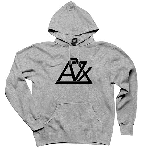 Avenged Sevenfold A7X Logo Gri Kapşonlu Sweatshirt Hoodie