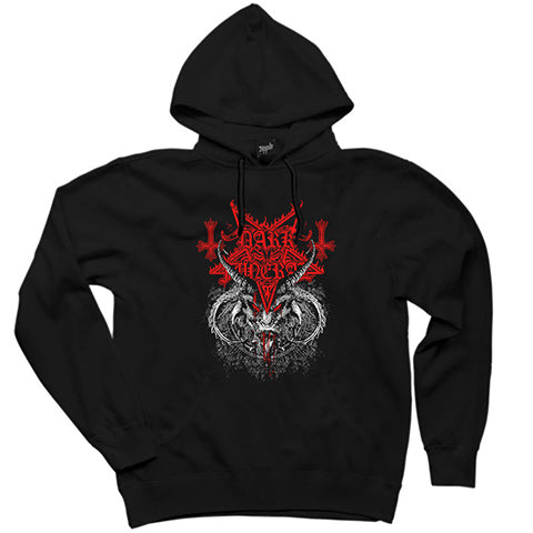 Dark Funeral Demon Head Siyah Kapşonlu Sweatshirt Hoodie