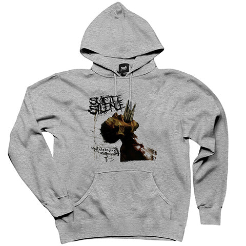 Suicide Silence The Cleansing Gri Kapşonlu Sweatshirt Hoodie