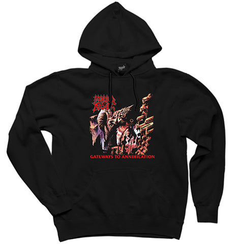 Morbid Angel Gateways to Annihilation Siyah Kapşonlu Sweatshirt Hoodie