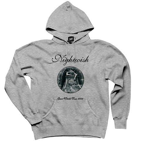 Nightwish Once Gri Kapşonlu Sweatshirt Hoodie