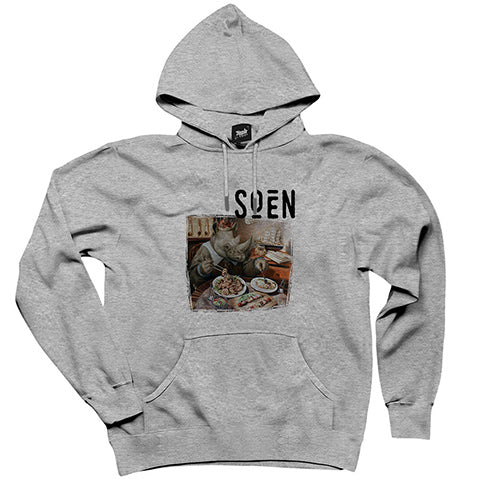 Soen Tellurian Gri Kapşonlu Sweatshirt Hoodie