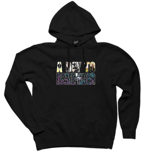 A Day Remember Albums Siyah Kapşonlu Sweatshirt Hoodie