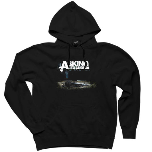 Asking Alexandria Stand Up And Screen Siyah Kapşonlu Sweatshirt Hoodie