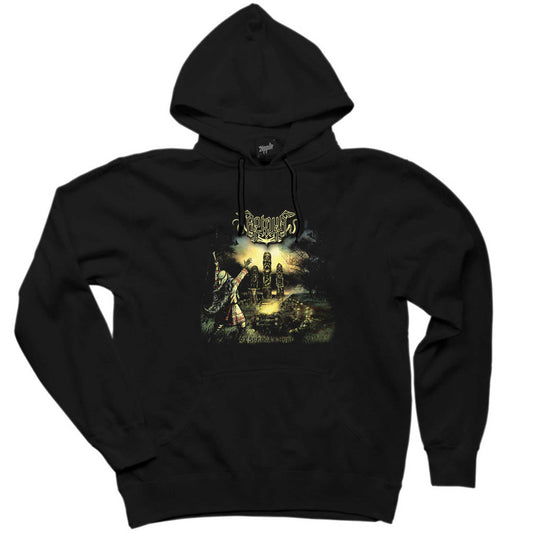 Arkona Ot Serdtsa K Nebu Siyah Kapşonlu Sweatshirt Hoodie