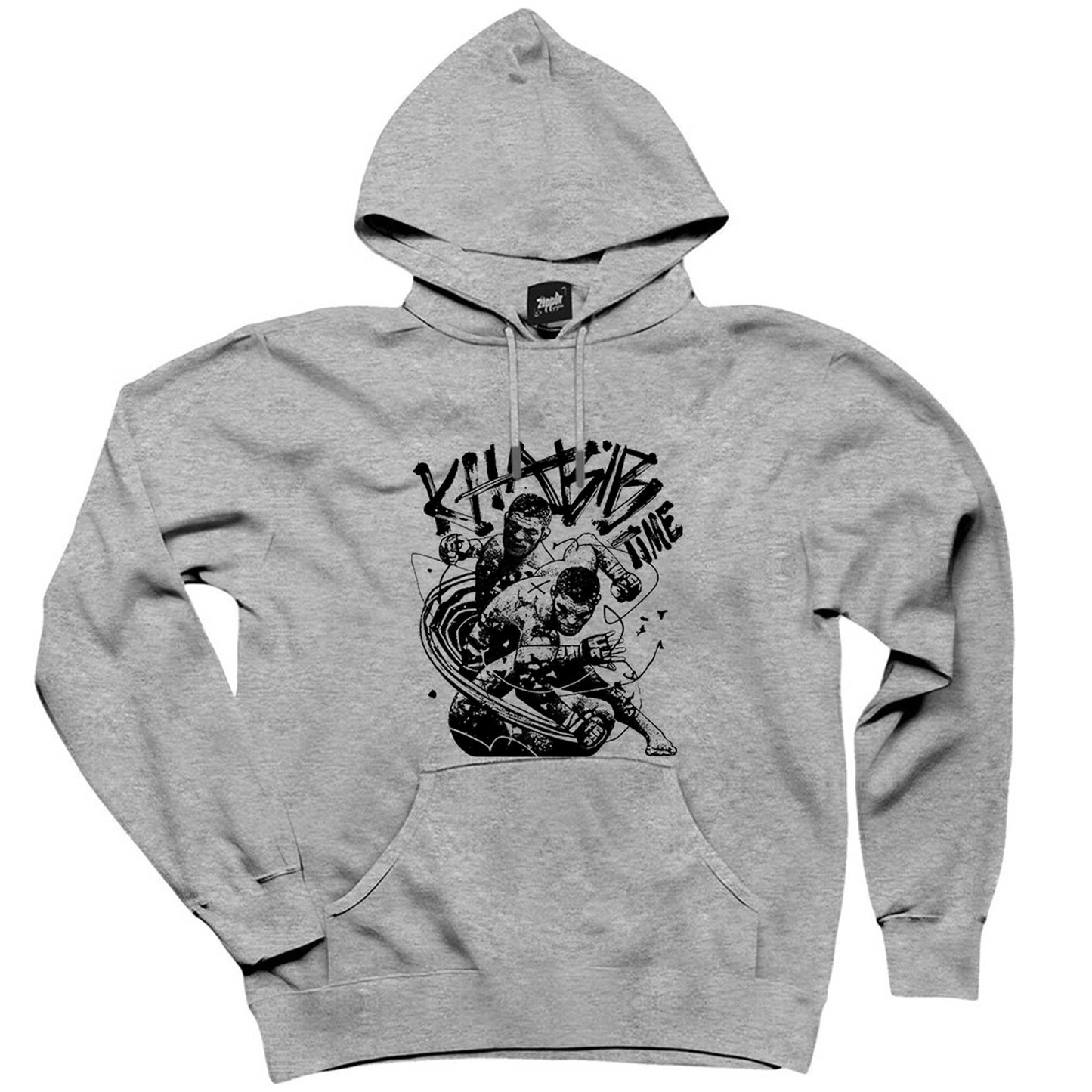 Khabib Nurmagomedov UFC Classic Gri Kapşonlu Sweatshirt Hoodie