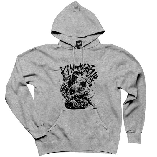 Khabib Nurmagomedov UFC Classic Gri Kapşonlu Sweatshirt Hoodie